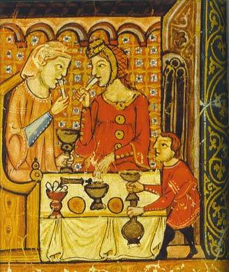 Haggada Rylands (1330), ideál krásné židovky